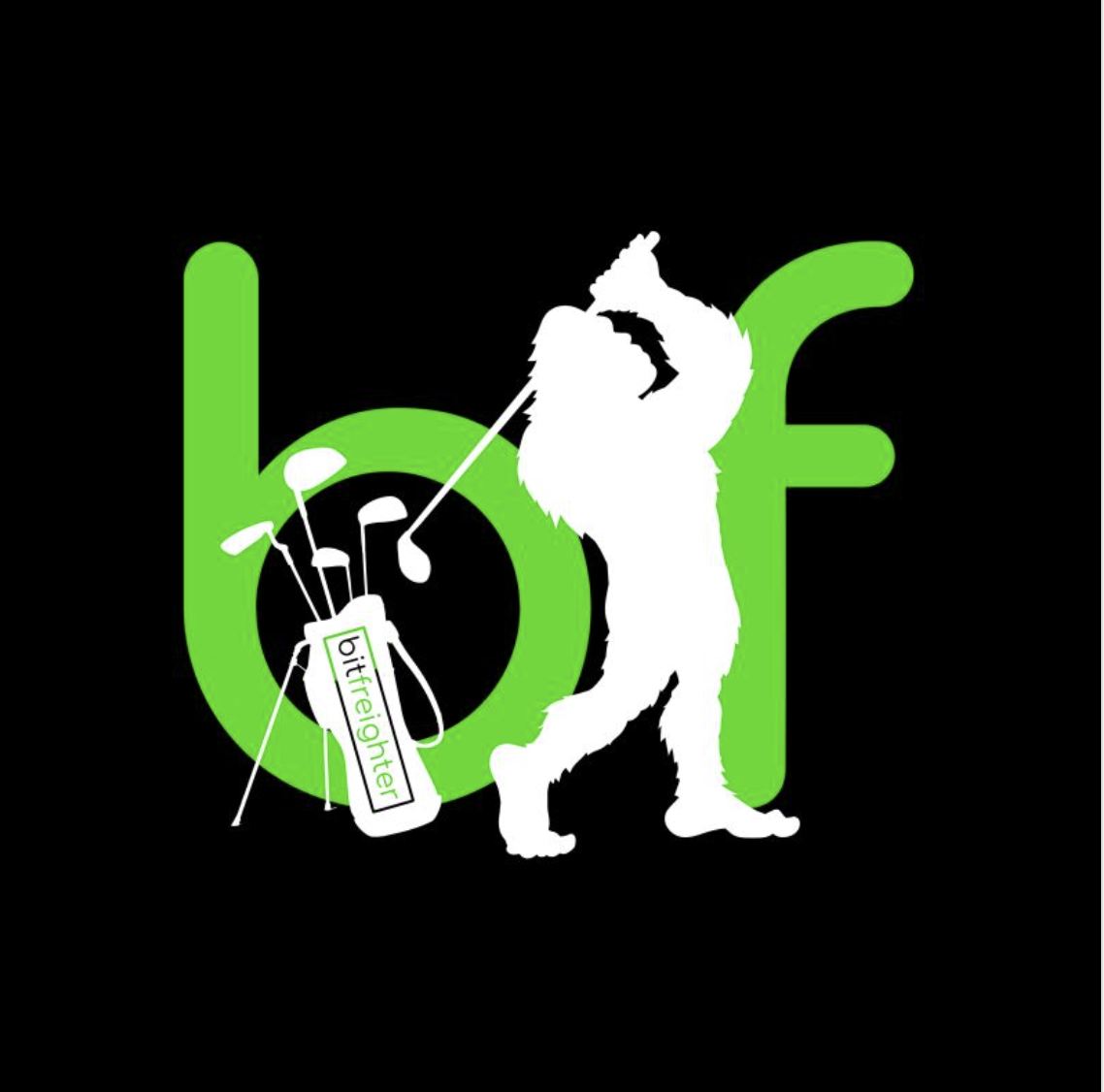Original Big Freighto from a Bitfreighter golf tournament graphic
